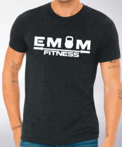 White EMOM Fitness LOGO T-Shirt 4