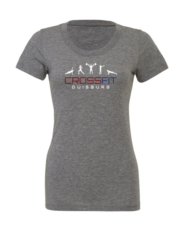 Crossfit® Duisburg Tri-Blend Shirt Damen - Partner Merchandise 1