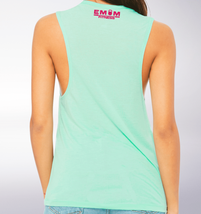 Pink Bärenkopf Girls Loose Muscle Tank Damen - Mint 3