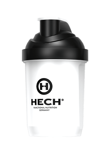 Shaker Becher 0,6 Liter schwarz by HECH® 1