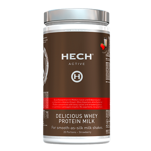 Delicious Whey Protein Milk Erdbeere 500g by HECH® 1