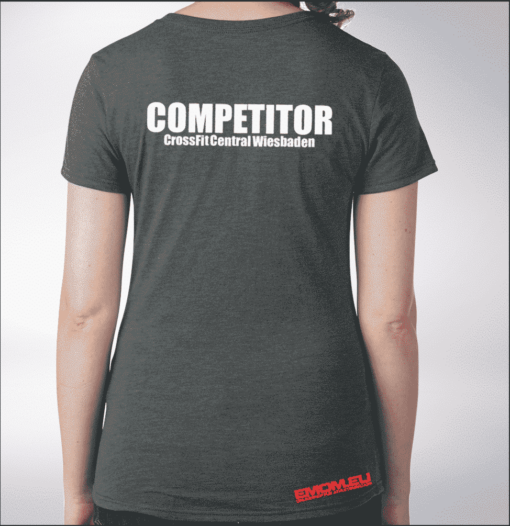 Crossfit® Central Wiesbaden Shirt für Damen – Logo & Competitor 1