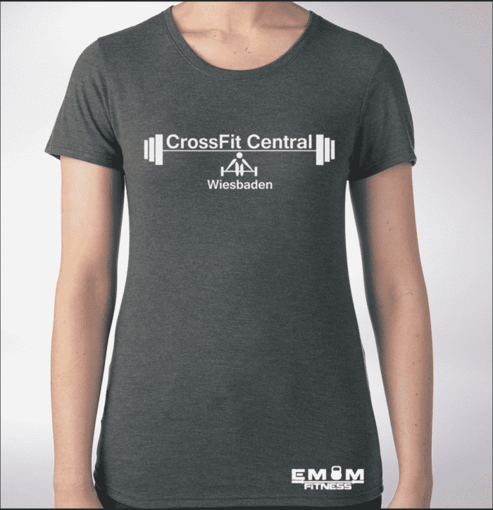 Crossfit® Central Wiesbaden Shirt für Damen – Logo 1