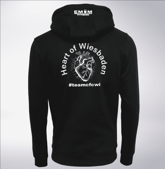 Crossfit® Central Wiesbaden Unisex Hoody - Logo & Heart of Wiesbaden 1