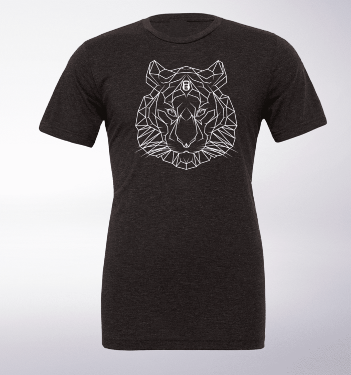 Spirit Animal - Tiger T-Shirt Herren - Dunkelgrau 1
