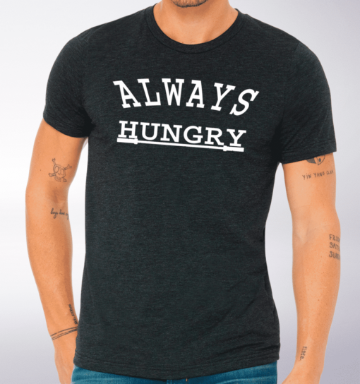 Always Hungry T-Shirt Herren - Dunkelgrau 2