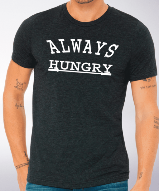 Always Hungry T-Shirt Herren - Dunkelgrau 4