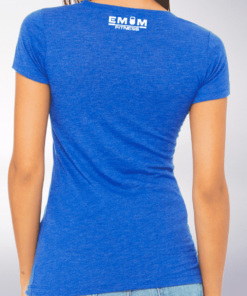 White - Time to Lift! Damen-Shirt - Blau 5