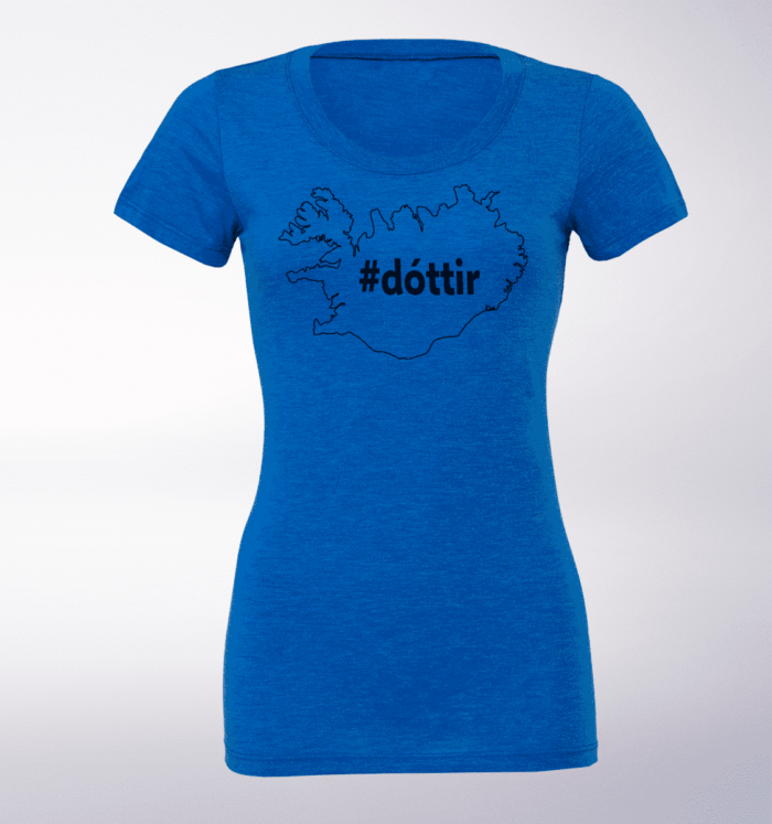 Black - Dottir Damen-Shirt - Blau 1