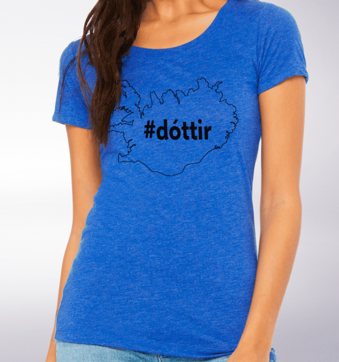Black - Dottir Damen-Shirt - Blau 2