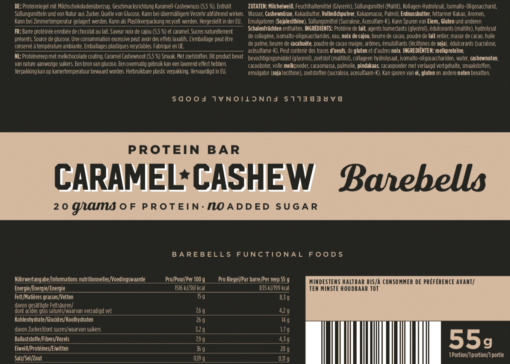 Barebells - Riegel - CARAMEL CASHEW- Protein Bar 2