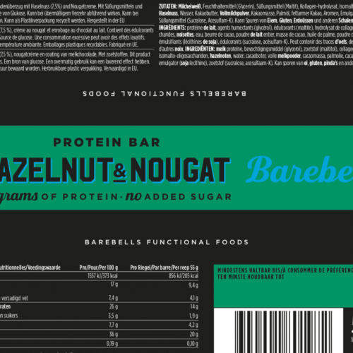 Barebells - Riegel - HAZELNUT & NOUGAT - Protein Bar 3