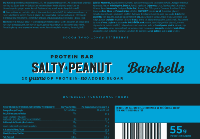 Barebells - Riegel - SALTY PEANUT - Protein Bar 2