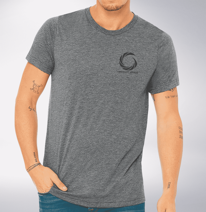 Crossfit© Virage T-Shirt für Herren - Logo vorne & hinten 1