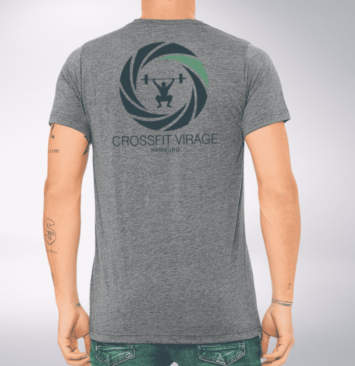 Crossfit© Virage T-Shirt für Herren - Logo vorne & hinten 2