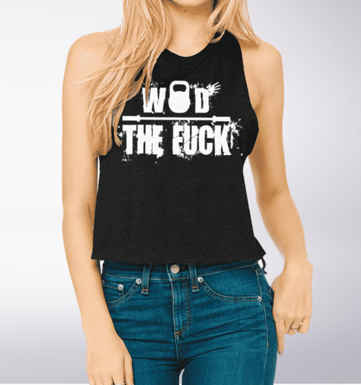 Black Wod the Fuck - Crop Top - Schwarz 1