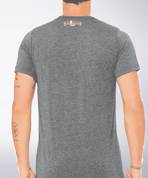 CrossFit®Selent T-Shirt für Herren Grey - Logo vorne&hinten 3