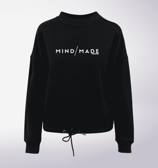 White - Mind/Made Damen Oversized Sweater - Schwarz 1
