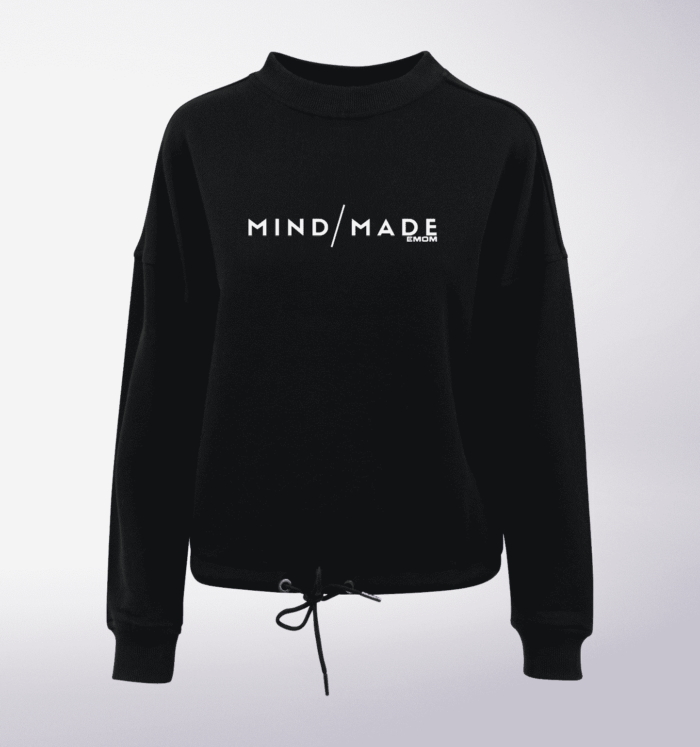 White - Mind/Made Damen Oversized Sweater - Schwarz 1