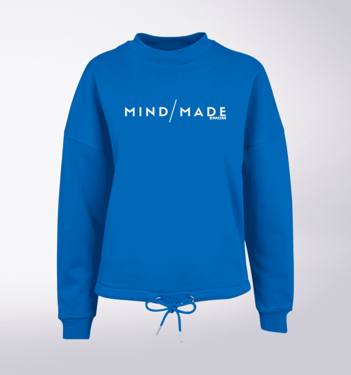 White - Mind/Made Damen Oversized Sweater - Blau 1