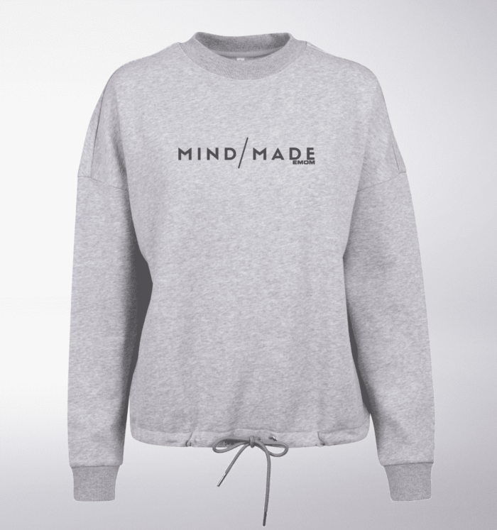 Black - Mind/Made Damen Oversized Sweater - Hellgrau 1
