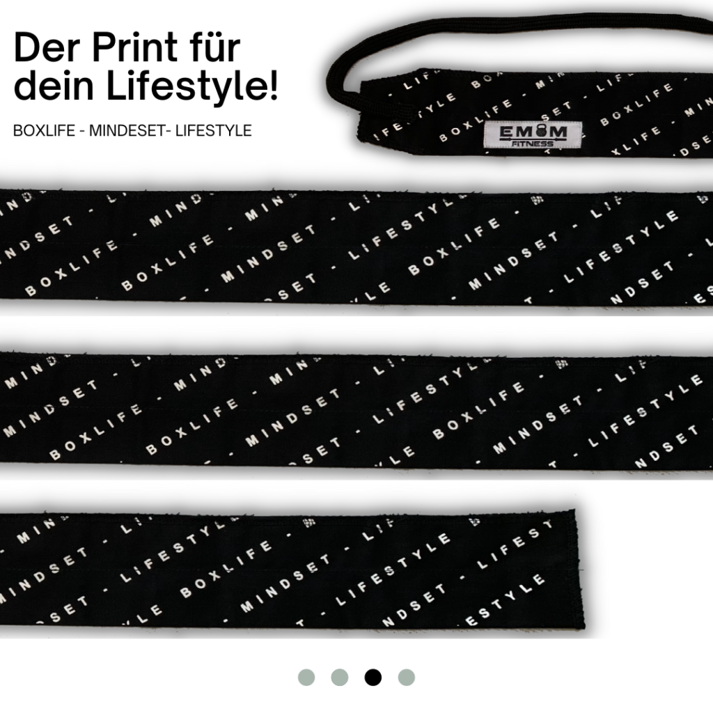 EMOM Fitness Handbandagen – 39 Cm, Aus Baumwolle/Polyester, Inkl. Aufbewahrungsbeutel
