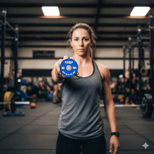 Barbell Blue - Patch für deinen Plate Carrier / Gewichtsweste – Bild 3
