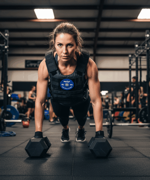Barbell Blue - Patch für deinen Plate Carrier / Gewichtsweste 3