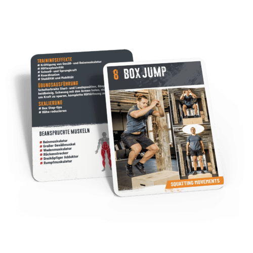 50 BOX ÜBUNGEN - Kartenset mit 50 Übungen für dein Crosstraining 12
