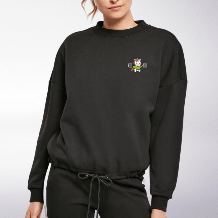 IronUnicorn Next Level Lift - Oversized Sweater - Schwarz 4