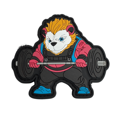 IronPanda Patch von EMOM Fitness® I Kletterverschluss I Gym Fitness Motivation Patch 2