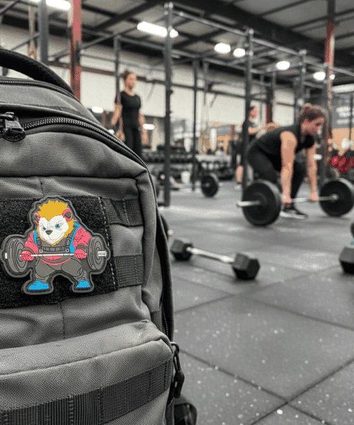 IronPanda Patch von EMOM Fitness® I Kletterverschluss I Gym Fitness Motivation Patch 2