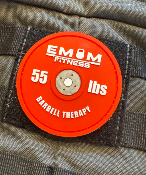 Barbell Red - Patch für deinen Plate Carrier / Gewichtsweste