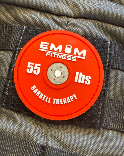 Barbell Red - Patch für deinen Plate Carrier / Gewichtsweste