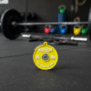 EMOM Fitness® Schlüsselanhänger - Barbell Gelb - Weightlifting - Stay Hungry